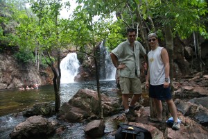 Au pied des Florence Falls.