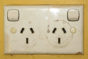 Les prises électriques.