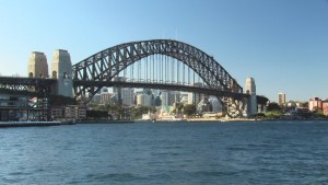 Le Harbour Bridge.
