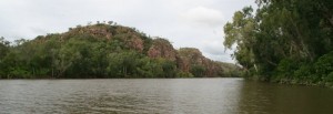 Le début de la croisière dans les gorges.