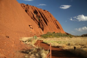 Uluru, vu d'un peu plus près.