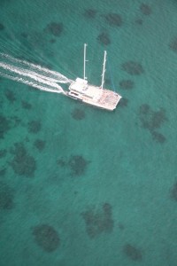 Un bateau de plongeurs.