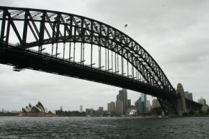Le Harbour Bridge.