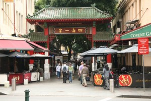 L'entrée de China town.
