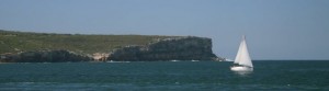 Les heads qui marquent l'entrée de la baie de Syndney.