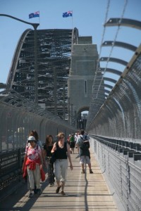 Nouvelle traversée du Harbour Bridge.