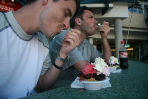 Une glace à fruit sensation.